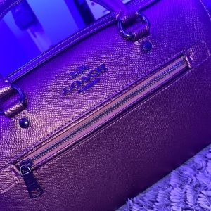 Dark blush coach purse